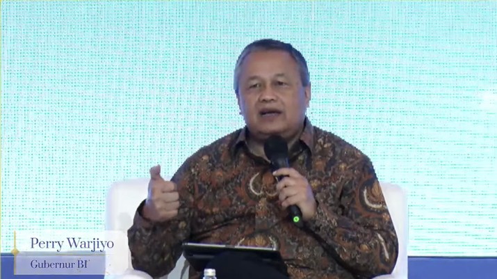 Gubernur Bank Indonesia, Perry Warjiyo dalam acara Outlook Perekonomian Indonesia 2023 Gubernur Bank Indonesia, Perry Warjiyo dalam acara Outlook Perekonomian Indonesia 2023, Rabu (21/12/2022). (Tangkapan layar via Youtube PerekonomianRI)