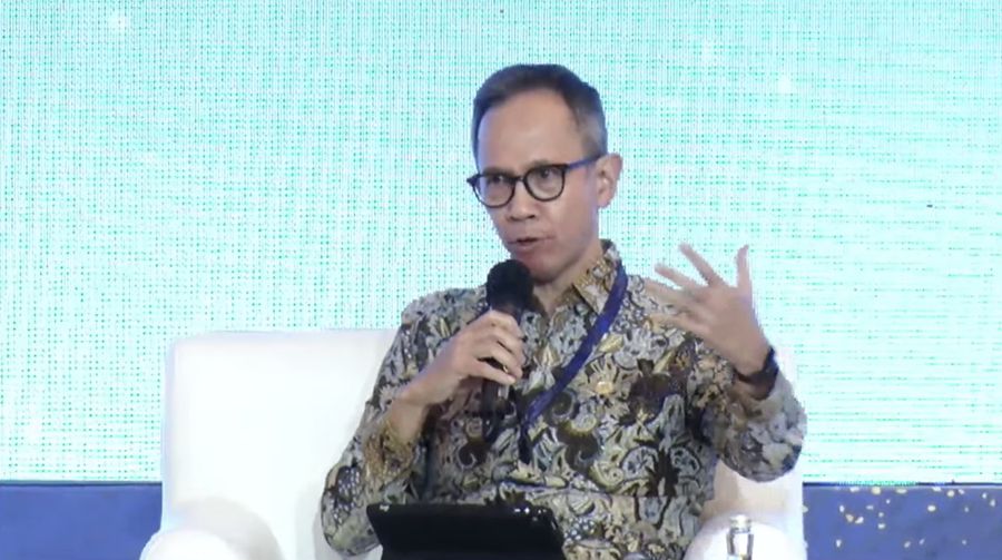 Ketua Otoritas Jasa Keuangan (OJK), Mahendra Siregar dalam acara Outlook Perekonomian Indonesia 2023, Rabu (21/12/2022). (Tangkapan layar via Youtube PerekonomianRI)