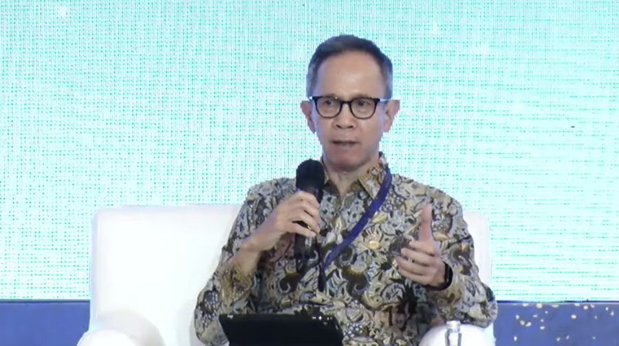 Ketua Otoritas Jasa Keuangan (OJK), Mahendra Siregar dalam acara Outlook Perekonomian Indonesia 2023, Rabu (21/12/2022). (Tangkapan layar via Youtube PerekonomianRI)