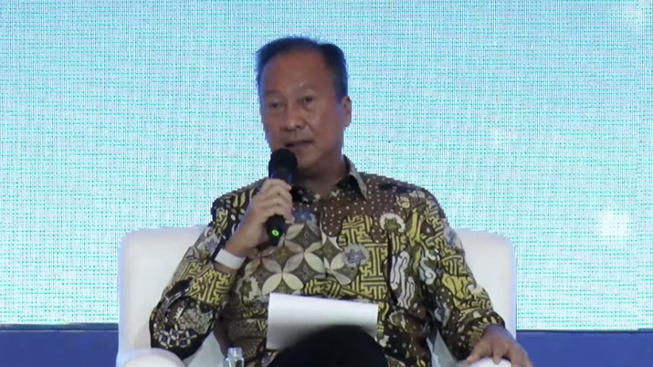 Menteri Perindustrian, Agus Gumiwang Kartasasmita dalam acara Outlook Perekonomian Indonesia 2023, Rabu (21/12/2022). (Tangkapan layar via Youtube PerekonomianRI)