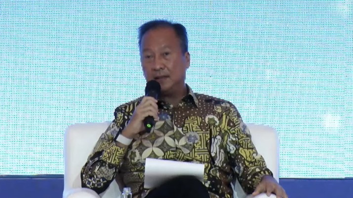 Menteri Perindustrian, Agus Gumiwang Kartasasmita dalam acara Outlook Perekonomian Indonesia 2023 Menteri Perindustrian, Agus Gumiwang Kartasasmita dalam acara Outlook Perekonomian Indonesia 2023, Rabu (21/12/2022). (Tangkapan layar via Youtube PerekonomianRI)