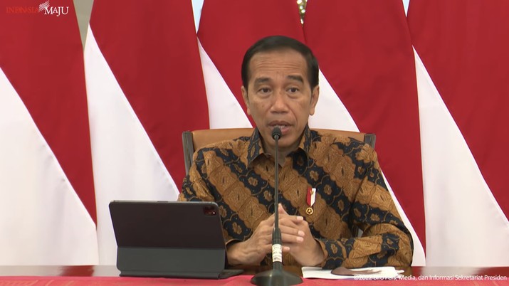Presiden Joko Widodo Memberikan Keterangan Pers di Istana Merdeka, 21 Desember 2022. (Tangkapan Layar Youtube Sekretariat Presiden)