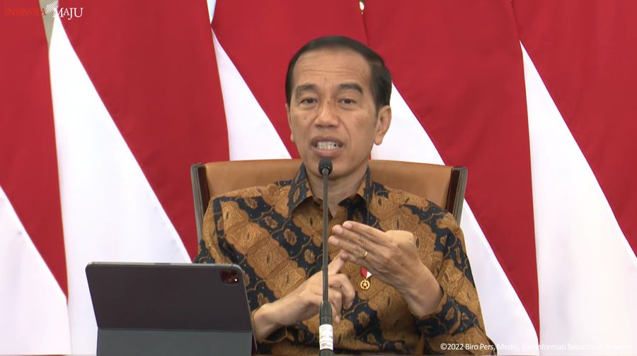 Presiden Joko Widodo Memberikan Keterangan Pers Presiden Joko Widodo