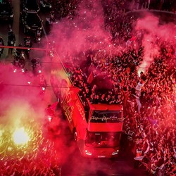 Bak Hero! Tim Maroko Disambut Meriah Meski Kalah Piala Dunia
