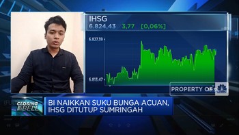 Video: BI Naikkan Suku Bunga, IHSG Ditutup Semringah