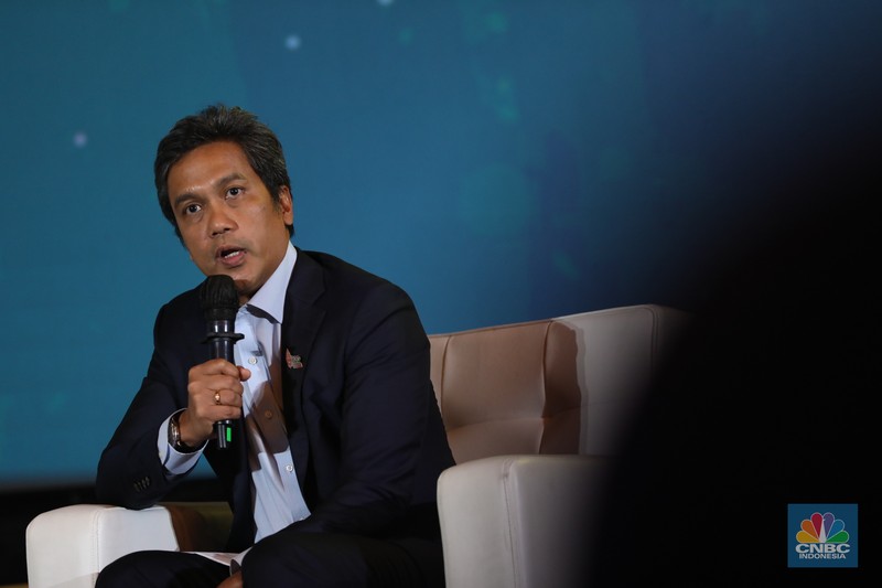 Forum Transisi Energi Indonesia di Menara Bank Mega (MBM) forum Transisi Energi Indonesia di Menara Bank Mega (MBM) Jakarta, Kamis (22/12/2022). (CNBC Indonesia/Tri Susilo)
