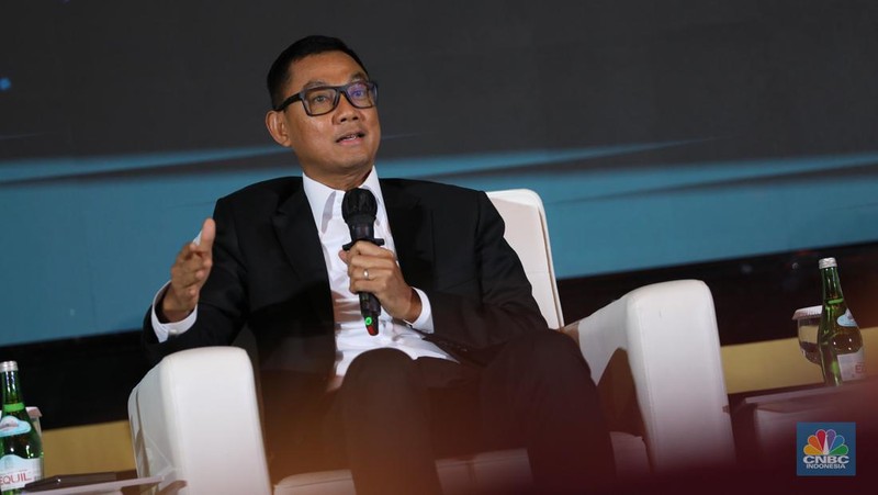 forum Transisi Energi Indonesia di Menara Bank Mega (MBM) Jakarta, Kamis (22/12/2022). (CNBC Indonesia/Tri Susilo)