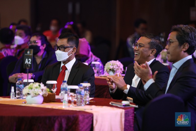 forum Transisi Energi Indonesia di Menara Bank Mega (MBM) Jakarta, Kamis (22/12/2022). (CNBC Indonesia/Tri Susilo)