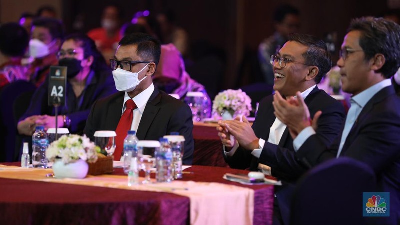 forum Transisi Energi Indonesia di Menara Bank Mega (MBM) Jakarta, Kamis (22/12/2022). (CNBC Indonesia/Tri Susilo)