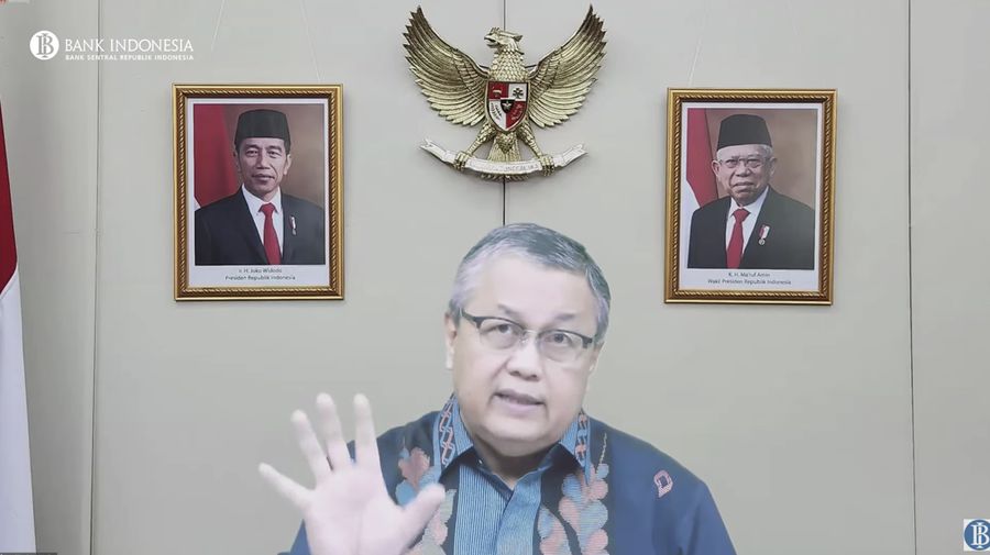 Gubernur Bank Indonesia, Perry Warjiyo Saat Pengumuman Hasil Rapat Dewan Gubernur Bulanan Bulan Desember 2022. (Tangkapan Layar Youtube Bank Indonesia)