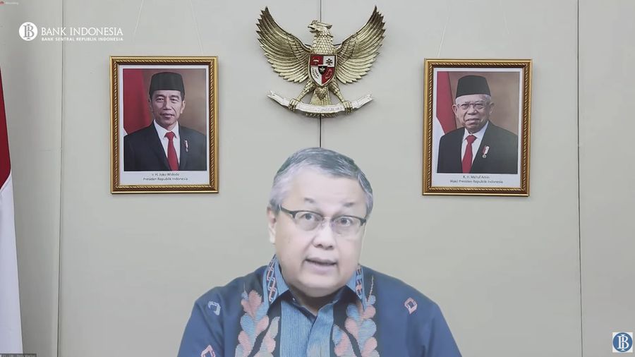 Gubernur Bank Indonesia, Perry Warjiyo Saat Pengumuman Hasil Rapat Dewan Gubernur Bulanan Bulan Desember 2022. (Tangkapan Layar Youtube Bank Indonesia)