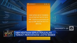 Video: H&M Setop Penjualan Merchandise Justin Bieber
