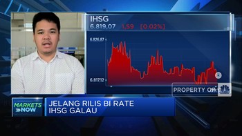 IHSG "Galau" Nantikan Rilis Bunga Acuan BI