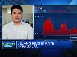 IHSG "Galau" Nantikan Rilis Bunga Acuan BI
