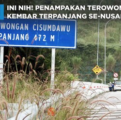 Ini nih! Penampakan Terowongan Kembar Terpanjang Se-Nusantara