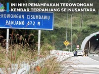Ini nih! Penampakan Terowongan Kembar Terpanjang Se-Nusantara