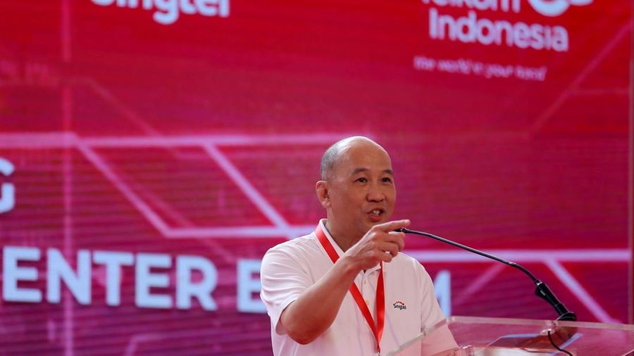 PT Telkomunikasi Indonesia (Persero) Tbk (TLKM) melalui anak usahanya NeutraDC, menggelar ground breaking pembangunan data center berkapasitas 51 MW di Batam. (Dok. Detik/Rachman Haryanto)