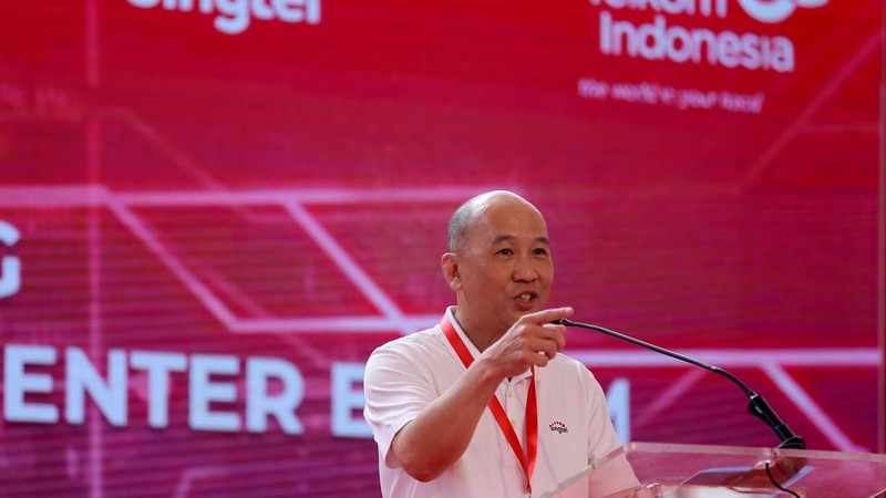 PT Telkomunikasi Indonesia (Persero) Tbk (TLKM) melalui anak usahanya NeutraDC, menggelar ground breaking pembangunan data center berkapasitas 51 MW di Batam. (Dok. Detik/Rachman Haryanto)