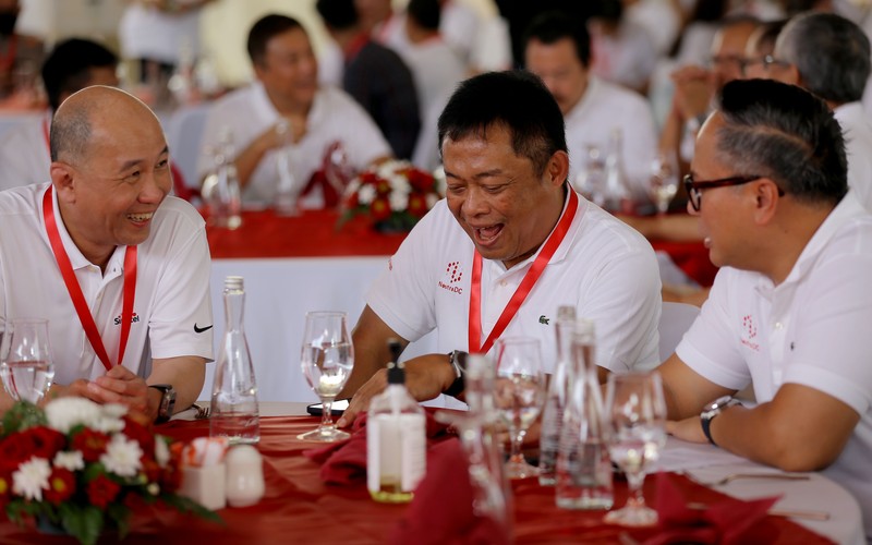 PT Telkomunikasi Indonesia (Persero) Tbk (TLKM) melalui anak usahanya NeutraDC, menggelar ground breaking pembangunan data center berkapasitas 51 MW di Batam. (Dok. Detik/Rachman Haryanto)