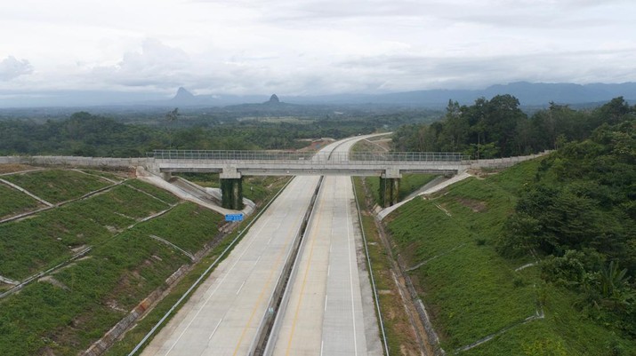 Tol Lubuk Linggau - Curup Bengkulu Tol Lubuk Linggau - Curup Bengkulu (dok Hutama Karya)