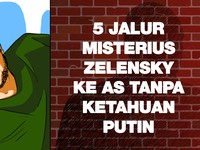 5 'Jalur Misterius' Zelensky ke AS Tanpa Ketahuan Putin