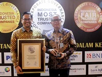 Terapkan GCG, bjb Raih Indonesia Most Trusted Companies