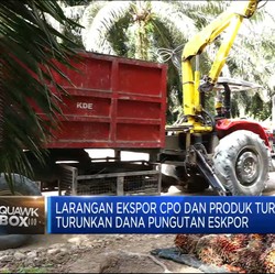Ekspor CPO Sempat Dilarang, Dana Pungutan Ekspor Anjlok