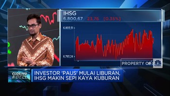 Investor "Paus" Mulai Liburan, IHSG Kian Sepi Kaya Kuburan
