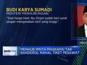 Menhub Minta Maskapai Tak  Banderol Mahal Tiket Pesawat