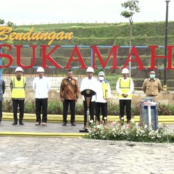 Diresmikan Jokowi, Nih Penampakan Bendungan Anti Banjir DKI!