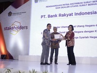 BRI Kantongi Penghargaan Dealer Utama Terbaik Selama 5 Tahun