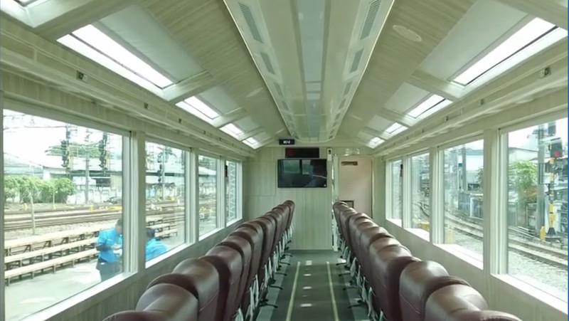 Kereta Panoramic kini bisa dicoba oleh masyarakat umum setelah soft launching yang dilakukan PT Kereta Api Indonesia pada 24 Desember 2022. (Dok, KAI)