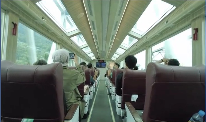 Kereta Panoramic kini bisa dicoba oleh masyarakat umum setelah soft launching yang dilakukan PT Kereta Api Indonesia pada 24 Desember 2022. (Dok, KAI)