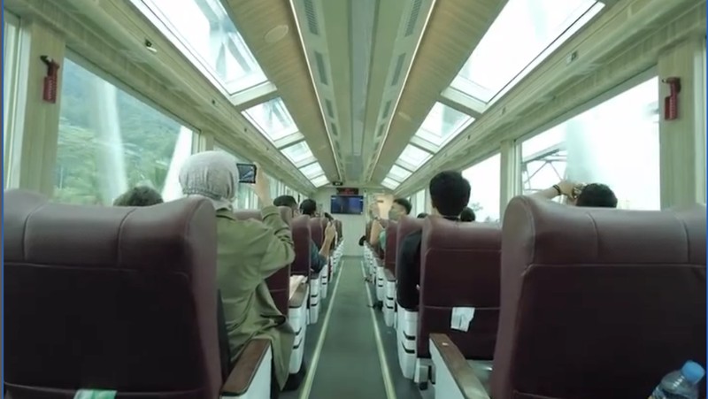 Kereta Panoramic kini bisa dicoba oleh masyarakat umum setelah soft launching yang dilakukan PT Kereta Api Indonesia pada 24 Desember 2022. (Dok, KAI)