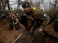 Begini Potret Prajurit Ukraina Rayakan Natal di Tengah Perang