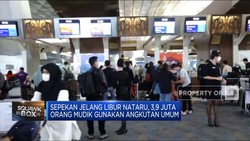 Video: Mudik Nataru, 3,9 Juta Orang Andalkan Angkutan Umum