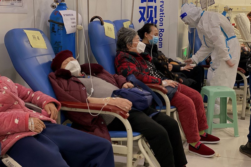 Provinsi Zhejiang China, sedang berjuang melawan sekitar satu juta kasus COVID-19 baru setiap hari. (AFP via Getty Images/NOEL CELIS) Provinsi Zhejiang China, sedang berjuang melawan sekitar satu juta kasus COVID-19 baru setiap hari. (AFP via Getty Images/NOEL CELIS)