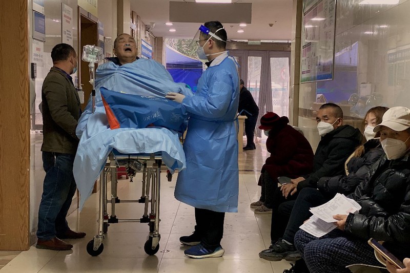 Provinsi Zhejiang China, sedang berjuang melawan sekitar satu juta kasus COVID-19 baru setiap hari. (AFP via Getty Images/NOEL CELIS) Provinsi Zhejiang China, sedang berjuang melawan sekitar satu juta kasus COVID-19 baru setiap hari. (AFP via Getty Images/NOEL CELIS)