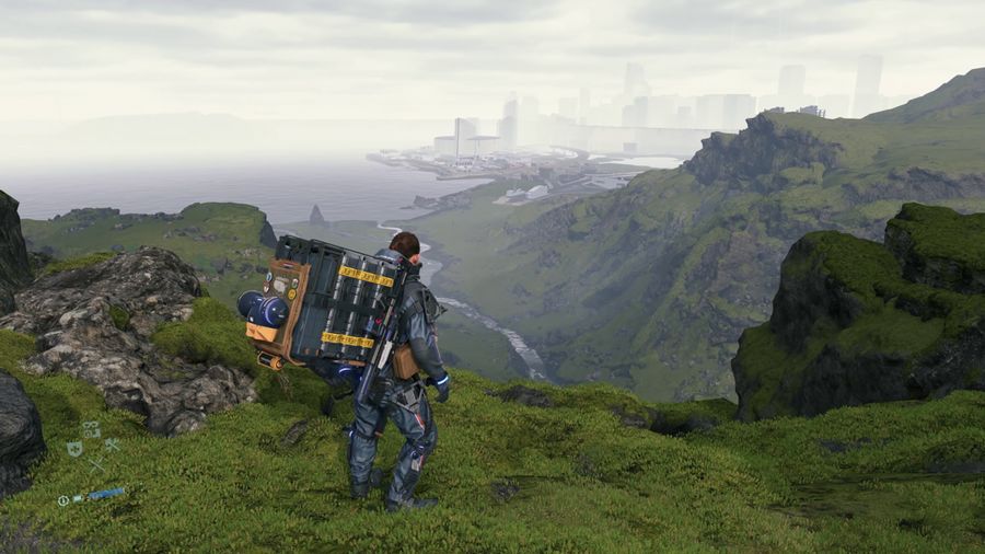 Tangkapan layar gim Death Stranding