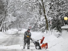 Badai Salju Terparah Terjang AS, Puluhan Orang Tewas