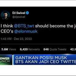 Video: BTS Direkomendasikan Jadi CEO Twitter, Musk Setuju?