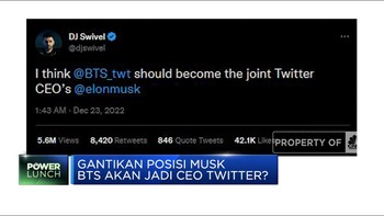 Video: BTS Direkomendasikan Jadi CEO Twitter, Musk Setuju?