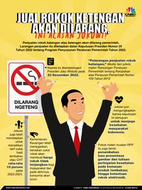 Mohon Maaf! Jokowi Tak Bolehkan Lagi Jual Rokok Ketengan