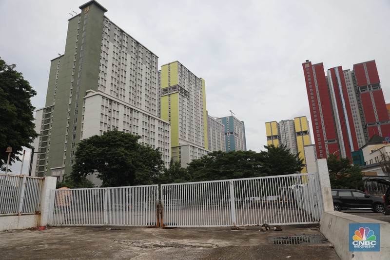 Suasana terkini Rumah Sakit Darurat Covid-19 (RSDC) Wisma Atlet, Kemayoran, Jakarta Pusat, Selasa (27/12/2022). (CNBC Indonesia/ Muhammad Sabki)