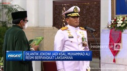 Dilantik Jokowi, Muhammad Ali Resmi Berpangkat Laksamana