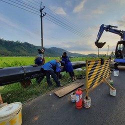 Hutama Karya 'Pede' Pipa Cilacap-Bandung III Rampung 2023
