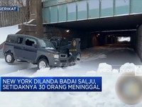 New York Dilanda Badai Salju