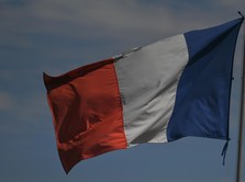 Ilustrasi bendera Prancis (NurPhoto via Getty Images)