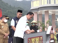 Jokowi Resmikan Bendungan Beringin Sila Sumbawa NTB Rp1,7 T
