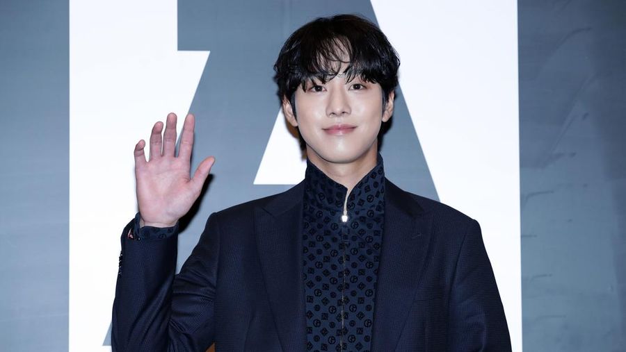 Aktor Korea Selatan Ahn Hyo-Seop alias Ahn Hyo-Seop menghadiri Penghargaan ARENA 2022 pada 23 November 2022 di Seoul, Korea Selatan. (Han Myung-Gu/WireImage)
